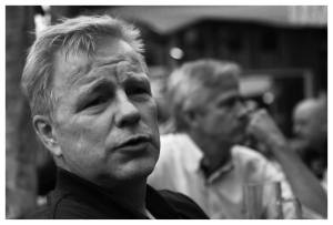 photo by Daniel Eliasson (with my camera) at Restaurant Freischwimmer in Berlin