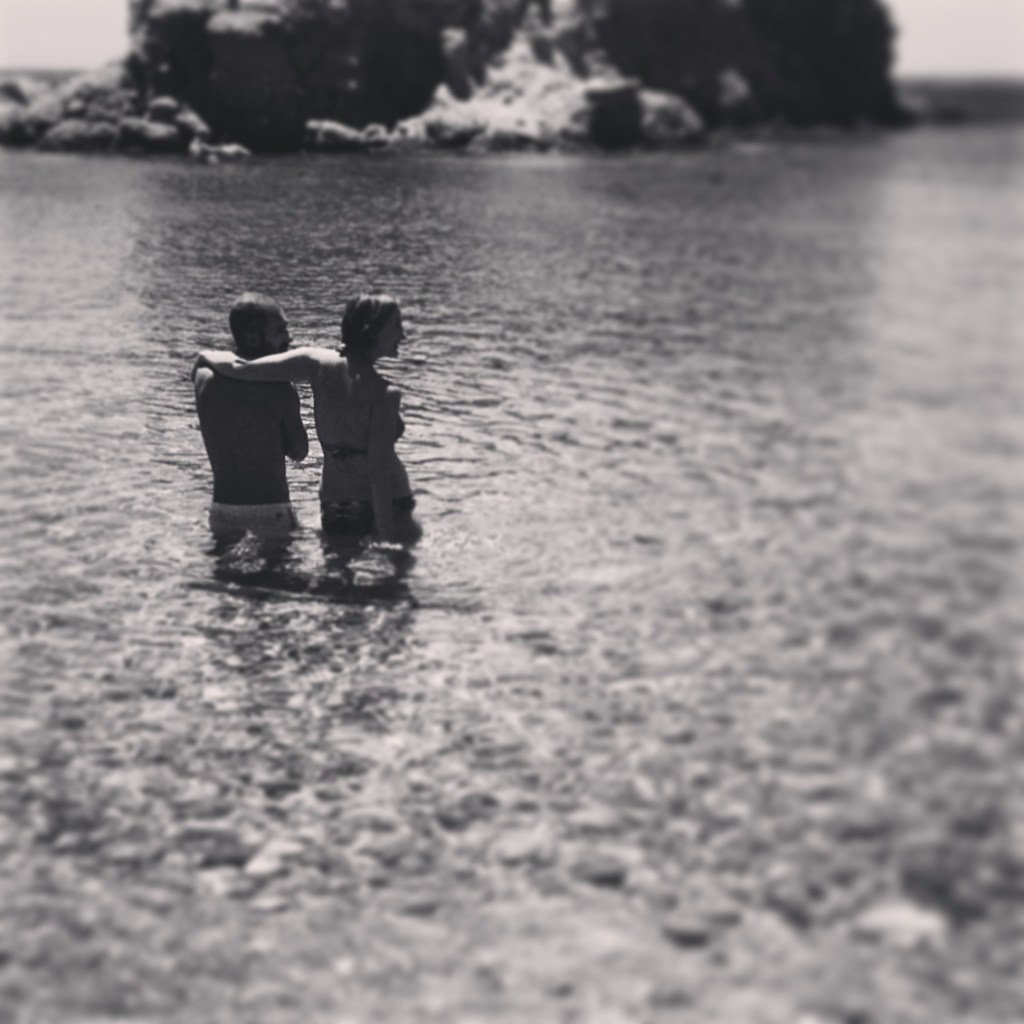 The couple and the Sea