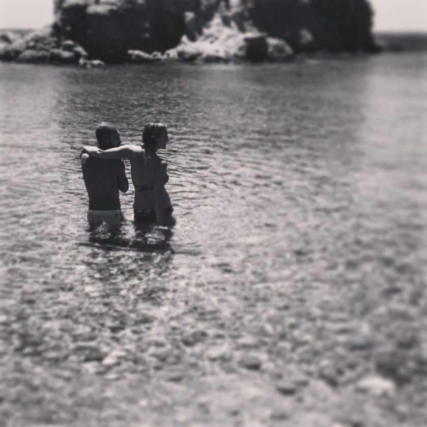 The couple and the Sea