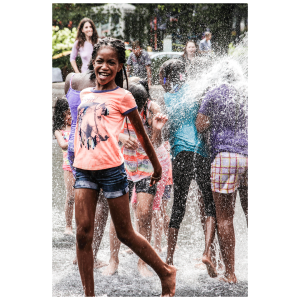 Crown fountain, Millennium park, Chicago