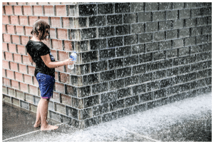 Crown fountain, Millennium park, Chicago